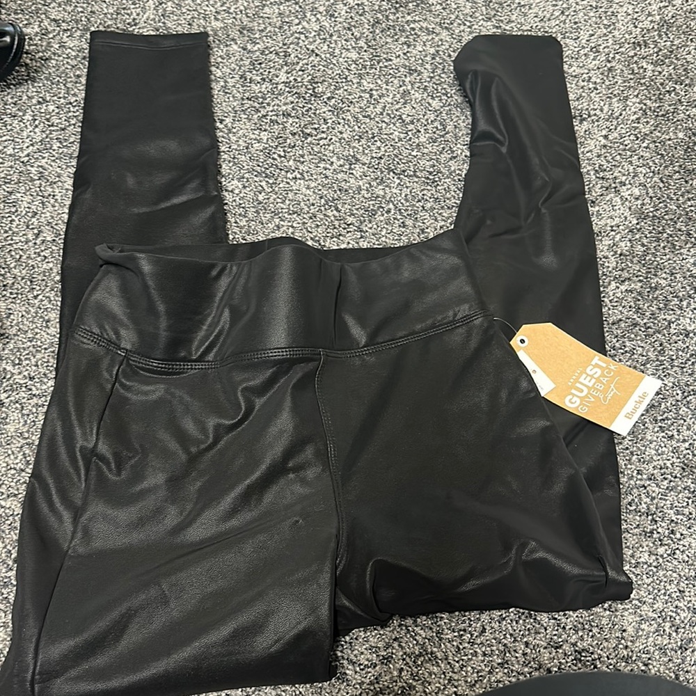 High rise black leggings